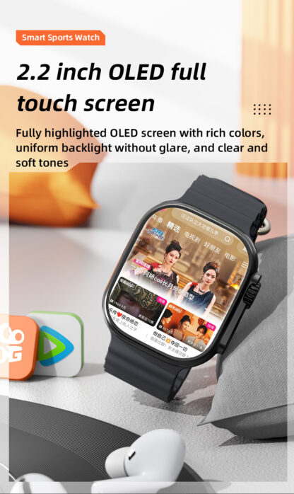Smartwatch Android 4g Cds9 Ultra 32gb Cámara Giratoria Wifi - Imagen 12