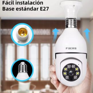 Cámara De Seguridad Wifi De 360° Visión Nocturna Alarma